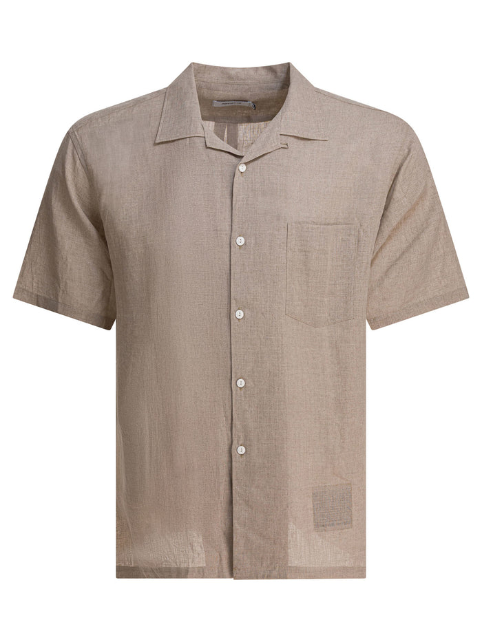 Nonnative Beige Linen Shirt