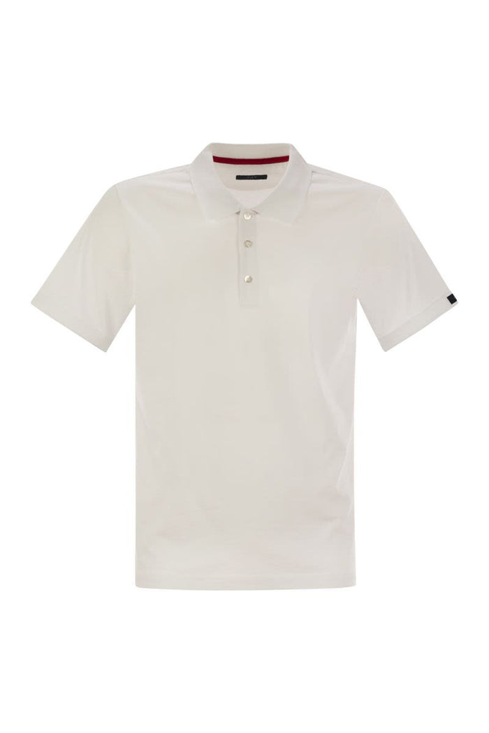 Fay Short-Sleeved Cotton Polo Shirt