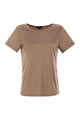 Fay Jersey T-Shirt With Boat Neckline