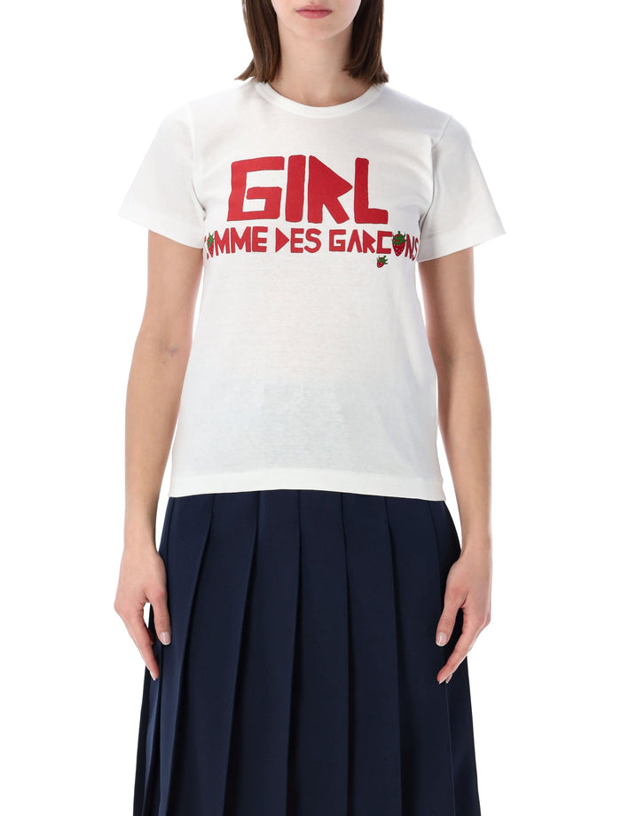 Comme Des Garçons Comme Des Garçons Girl Logo Print T-Shirt