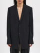 Rick Owens Concordian Black Jacket