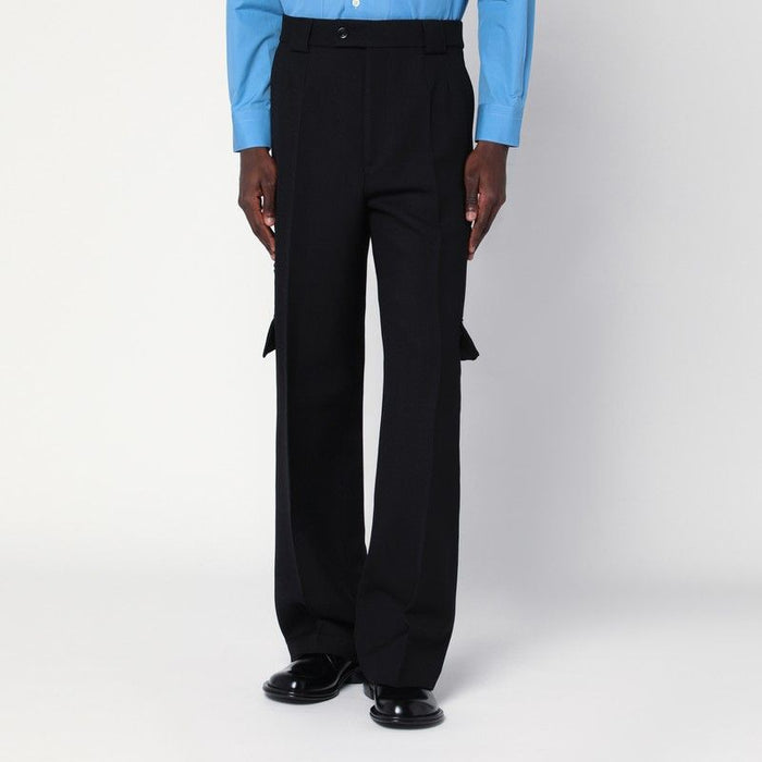 Namacheko  Black Cargo Trousers In Cotton
