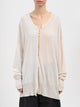 Serienumerica Boxy Cotton And Linen Sweater