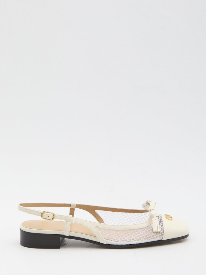 Valentino Garavani Valet Du Roi Slingback Flats
