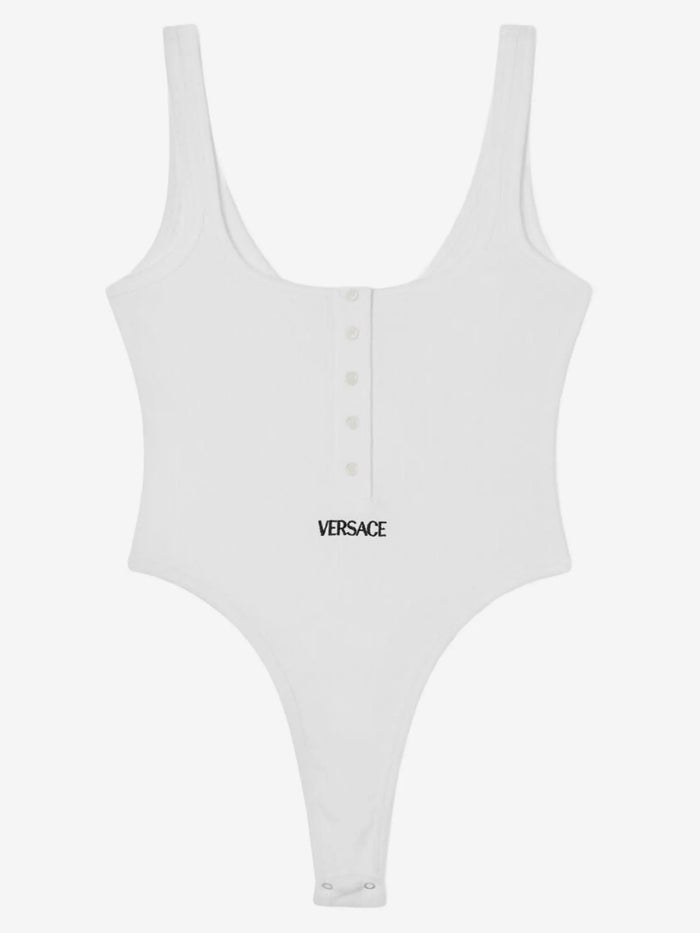 Versace Bodysuit Cotton Rib