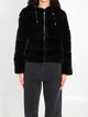 Yves Salomon Reversible Green Fur