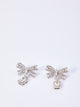 Self Portrait Bow Crystal Drop Earrings