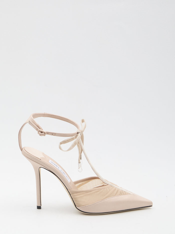 Jimmy Choo Afia Mesh Pumps