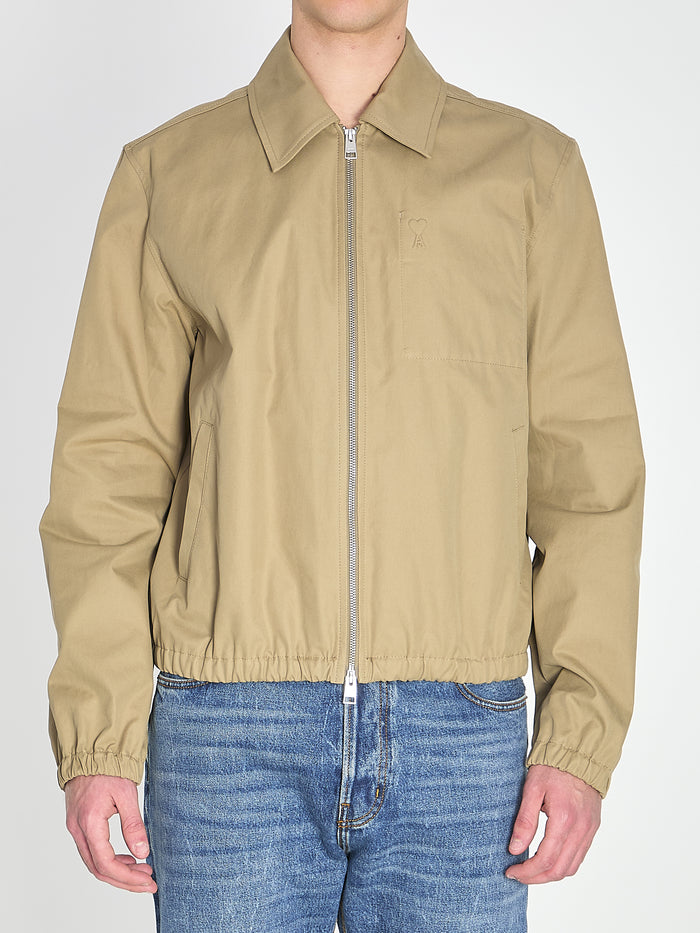 Ami Paris Ami De Coeur Zip Jacket