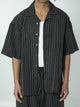 Willy Chavarria Striped Camp Collar Shirt