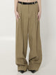Dolce&Gabbana Pinstriped Virgin Wool And Linen Trousers