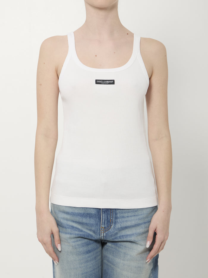 Dolce&Gabbana Ribbed Tank Top