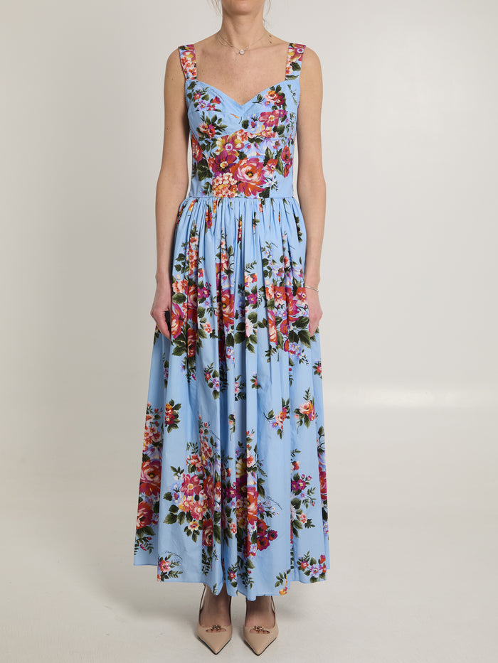 Dolce&Gabbana Maxi Dress With Floral Print