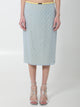 Gucci Skirt In Silk Chiffon With Crystals