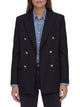 Golden Goose Double-Breasted Blazer In Wool Gabardine
