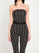 Marine Serre Moon Jersey Bustier Top