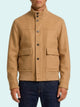 Lardini Camel Sponge Bomber Jacket