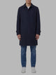 Lardini Dark Blue Single-Breasted Coat