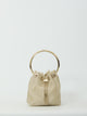 Jimmy Choo Champagne Mesh Bon Bon Bag