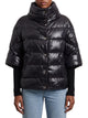 Herno Puffer Cape-Style Down Coat With Sleeves