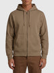 Burberry Finch Brown Cotton Zipped Hoodie