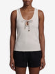 Burberry Tierra Lace-Up Top