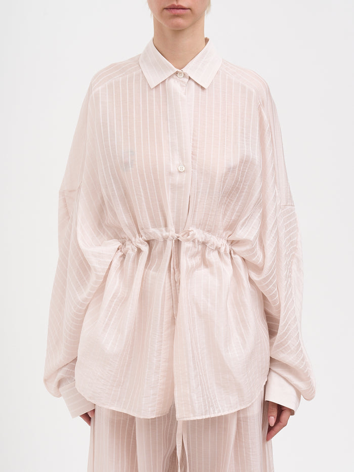 The Latest Dalida Striped Muslin Shirt