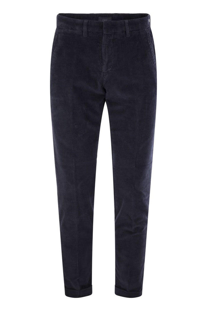 Fay Slim Corduroy Trousers