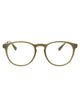 Mykita C66-Cloudy Green/Shiny Gra Clear Steel Glasses