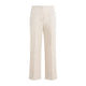Theory Nude & Neutrals Cotton Elastane Pants