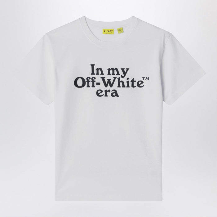 Off-White™ White T-Shirt With Arrow Logo Print