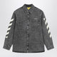 Off-White™ Grey Denim Diagonal Shirt