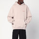 Represent  Dusty Mauve Oversized Hooded Sweatshirt