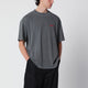 Represent Washed Black Cotton Tshirt With Logo