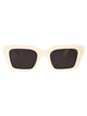 Off-White White Acetate Sunglasses