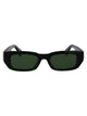 Off-White Black Green Acetate Sunglasses