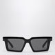Off-White Black Dark Grey Acetate Sunglasses