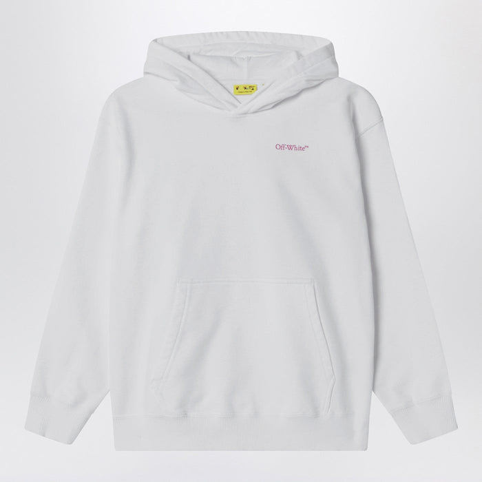 Off-White™ White Hoodie With Arrow Motif