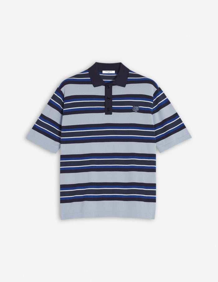 Maison Kitsuné Fine Gauge Striped Polo