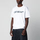 Off-White White Tshirt With Embroidered Logo