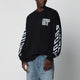 Off-White Black Motion Arrow Skate Cotton Sweatshirt