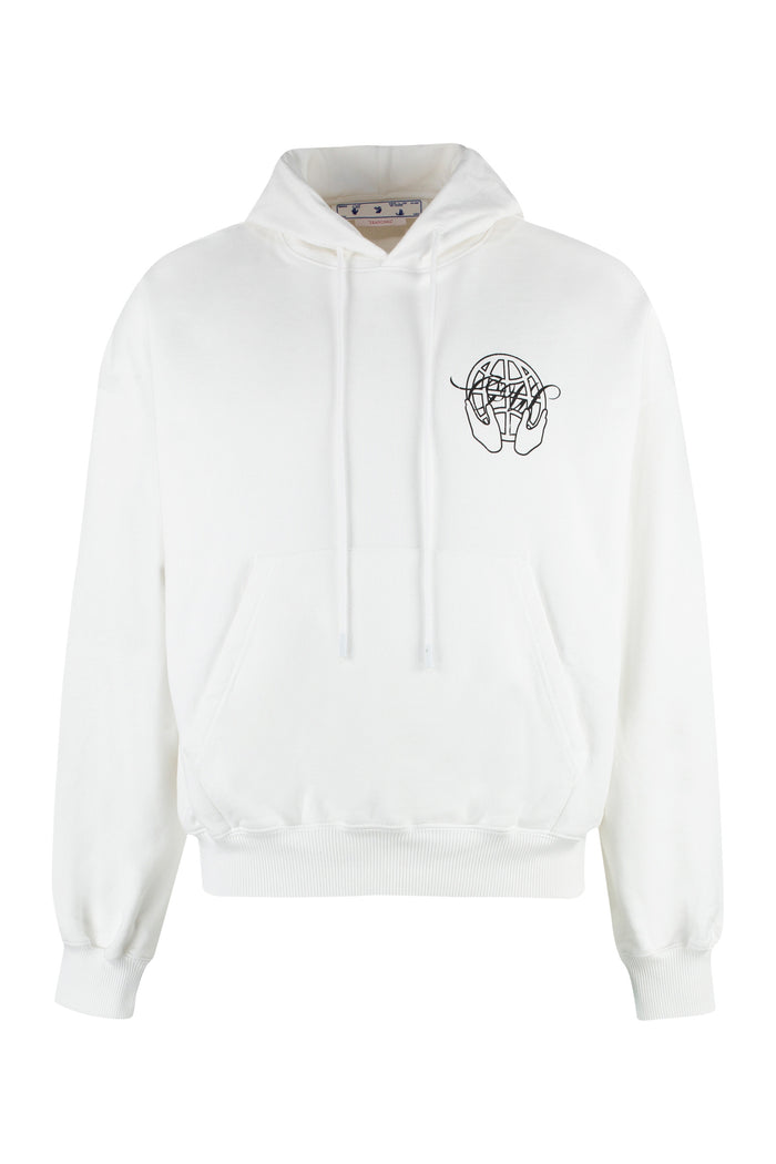 Off-White Hooded Sweatshirt
