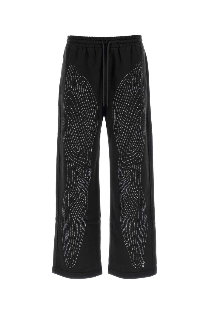 Off-White Black Cotton Joggers
