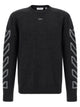 Off-White 'Diag Arrow Fuzzy' Sweater With Intarsia