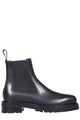 Off-White Combat Lace-Up Boots With Diag Iconicrubber Sole