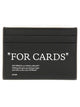 Off-White "Quote" Card Case