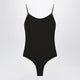 Jacquemus Black Cabana Swimsuit With Ruffles