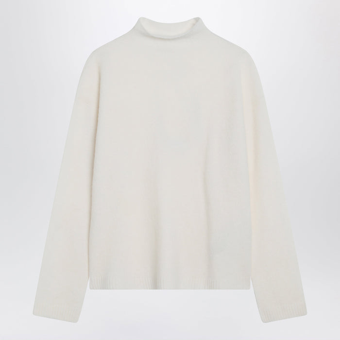 Max Mara Ivory Cashmere-Blend Sweater