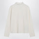 Max Mara Ivory Cashmere-Blend Sweater