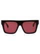 Off-White Shiny Black Acetate Sunglasses